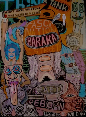 Yoesoef Olla - Baraka 
 140 x 100 cm 
 oil on canvas