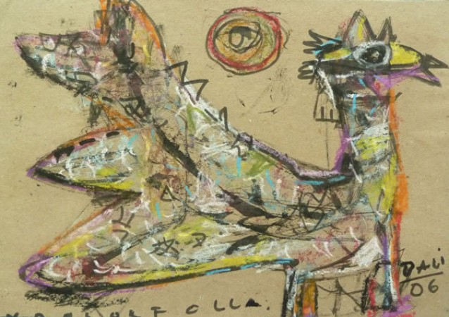 Yoesoef Olla - Ayam Matahari 
 21 x 30 cm 
 crayon & marker on paper
